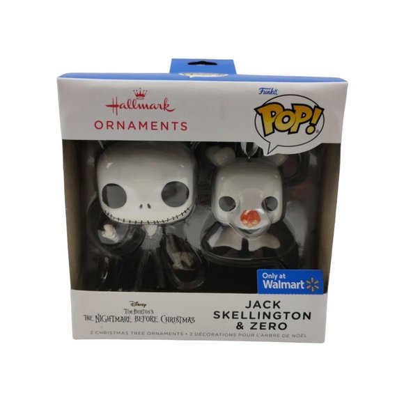 Hallmark Funko Pop Jack Skellington and Zero Nightmare Before Christmas Ornament - Picture 4 of 10
